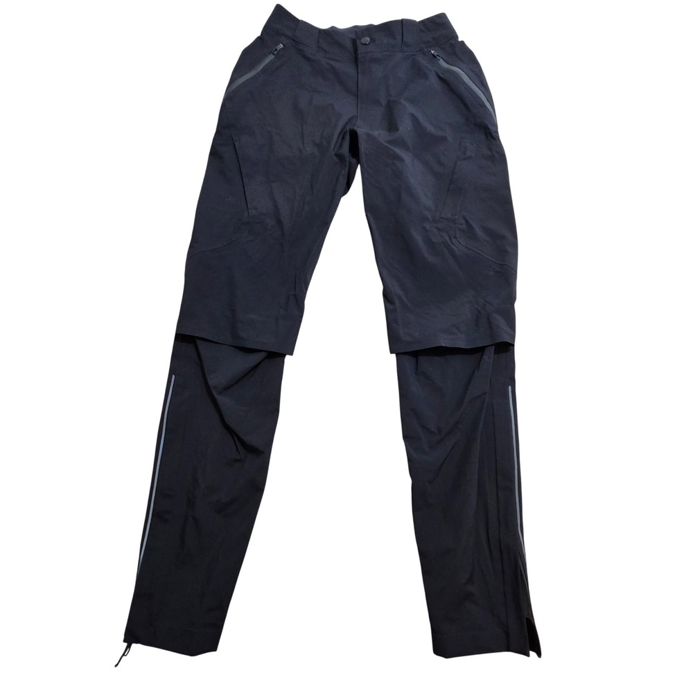Lululemon Lab Pants Mens 28 Black Techwear Reflective‎ Tapered Warpstream